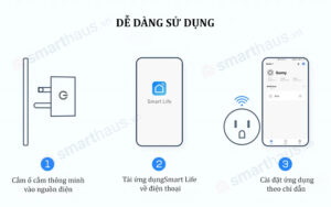 Dễ dàng cài đặt và sử dụng trên điện thoại thông minh